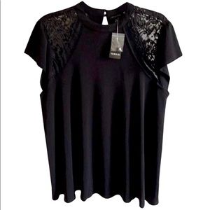Torrid lace sleeve top